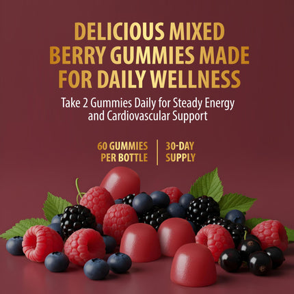 DefenseDose Beet Root Extract Gummies with Vitamin C & Black Pepper - 60 Vegan Soft Chews for Natural Energy, Vitality and Circulation Support