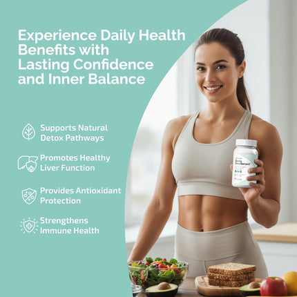 ZeniZest Chlorophyll Complex Supplement - Internal Freshness & Odor Support for Men & Women - Skin & Antioxidant Blend - 90 Vegan Capsules